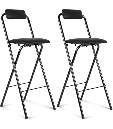 Amazon.co.jp: Mabef MBM-39 Folding Stool with Leather Seat
